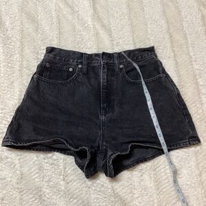 Black Madewell Do Well Momjean Short Shorts Women’s Shorts Sz 25 Park Day Sexy